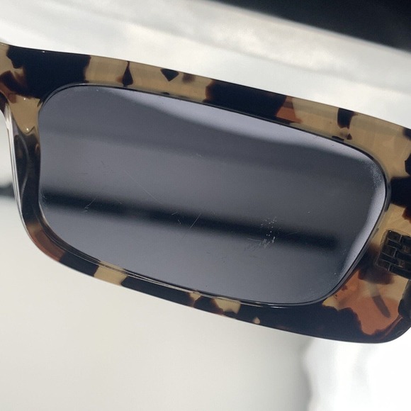 Agnes Piana-Dalmata Sunglasses mod AGN001 Rectangular Tortoise Cat Eye Polarized main image 10